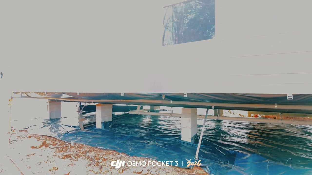 SO, THAT'S A VAPOR BARRIER! NICE!! #humidity #Crawlspace #Ventilation,