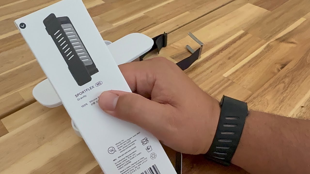 Unboxing and Setup Whoop 5.0 MG Sportflex Gravity silicone strap