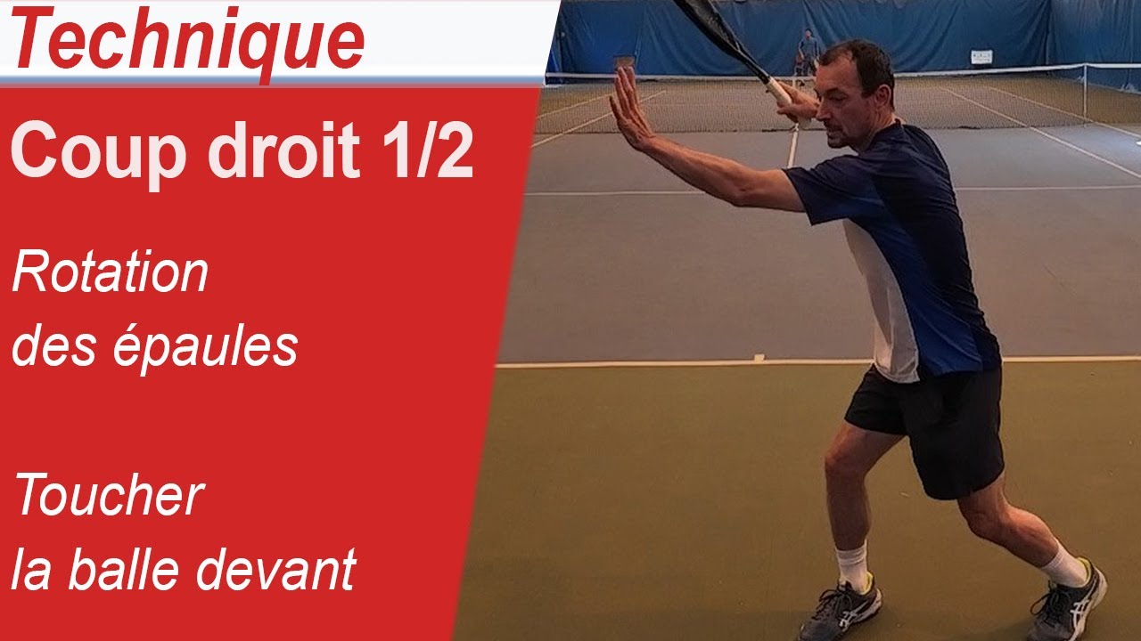 Conseils pour la technique du coup droit au tennis, partie 1/2