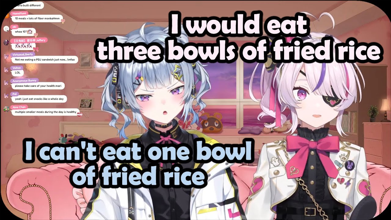 Maria has a Black Hole Stomach. She can eat 10 times/day