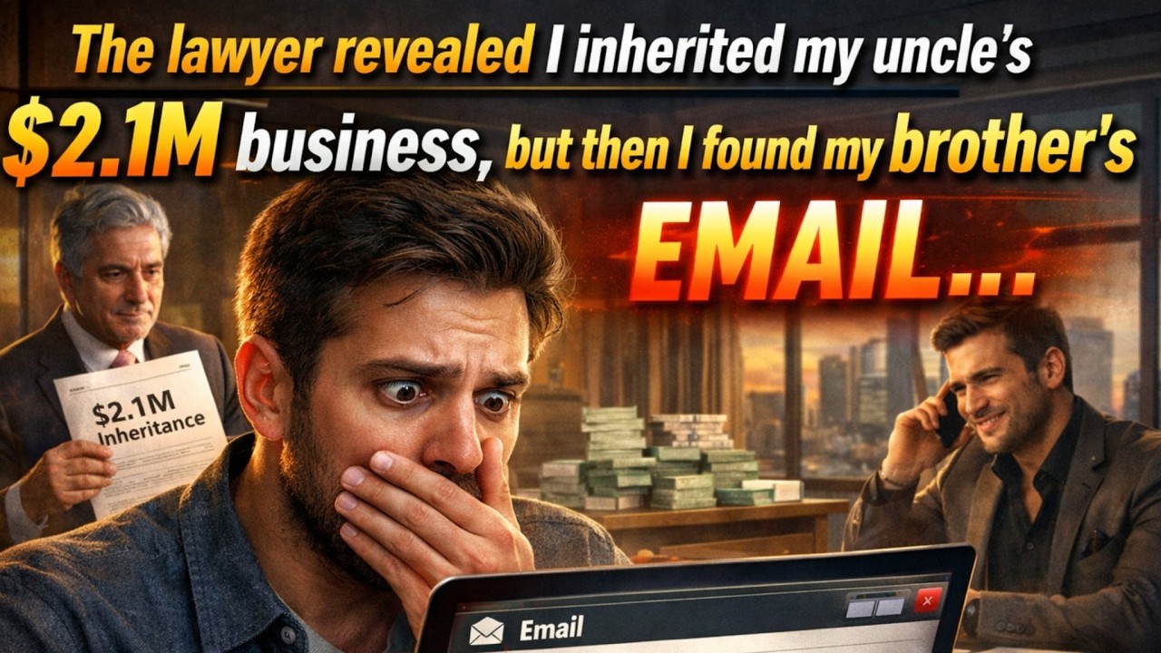 The lawyer revealed I inherited my uncle's $2.1M business, but then I found my brother's EMAIL