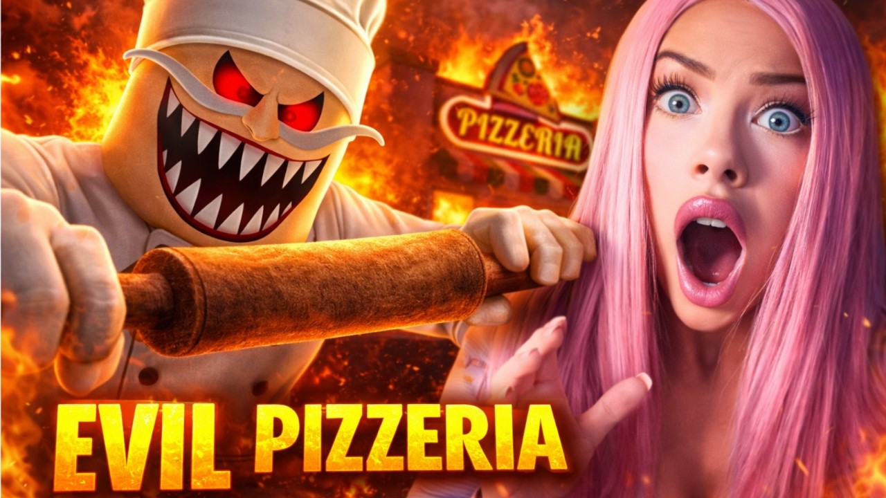 ENTKOMME Papa Pizza's Pizzeria! 😱 SCARY OBBY (Roblox)