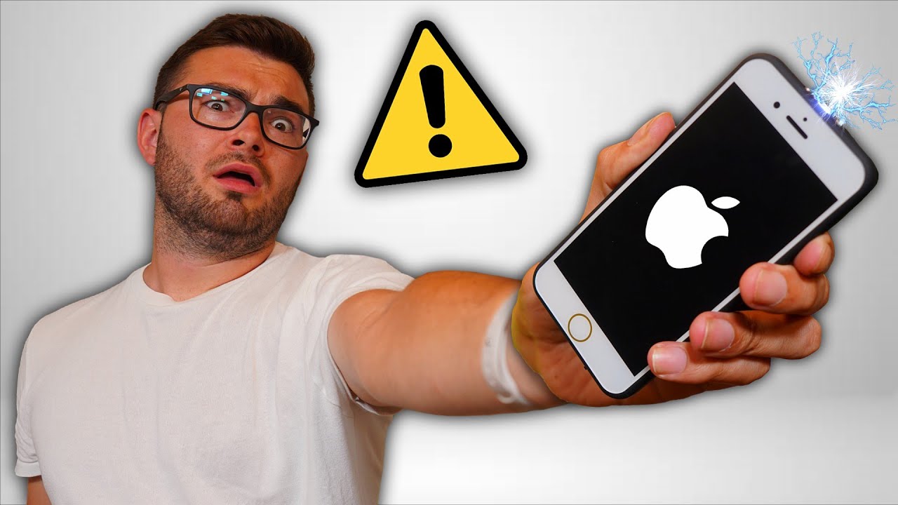 JE TESTE UN IPHONE TAZER ULTRA PUISSANT ! (6 000 000 Volts)