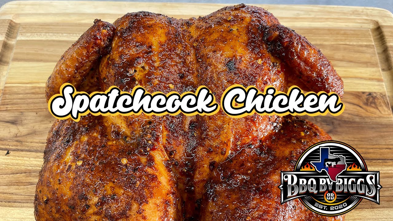 Smoked Spatchcock Chicken - Easy Foolproof smoked chicken every time.