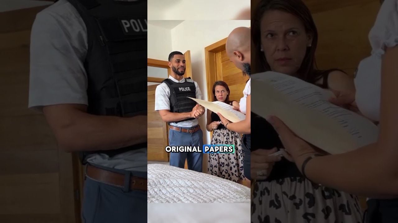 🚔 Police Officer Son Exposes Evil Property Scam! 😱#shorts