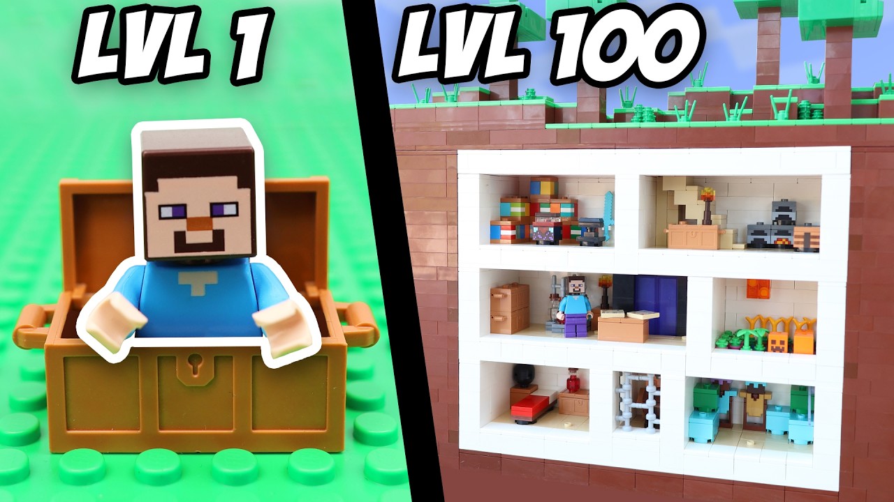 СЕКРЕТНЫЕ БАЗЫ LEGO Minecraft...