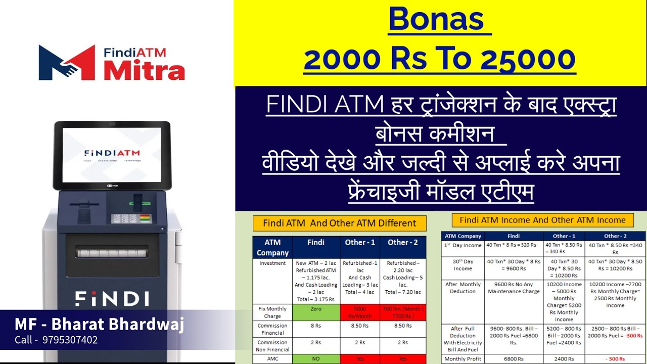 Findi ATM Review | Tata Indicash ATM Franchise Apply Kaise Karen | Best ATM In Franchise Model
