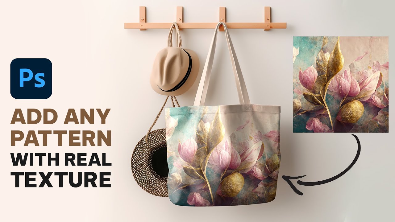 How to Make a Tote bag Mockup| Photoshop Mockup Tutorial