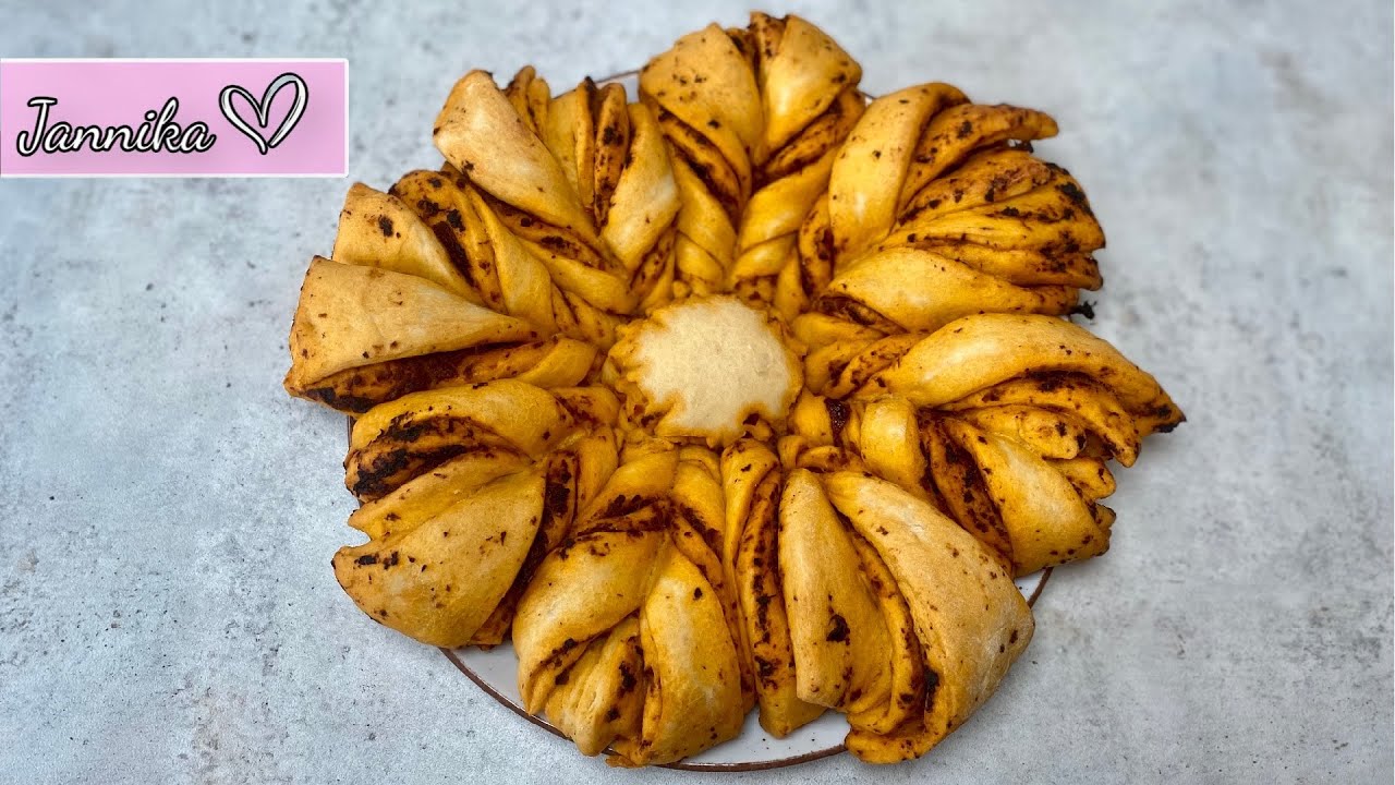Pestoblume - leckeres Brot mit Pesto