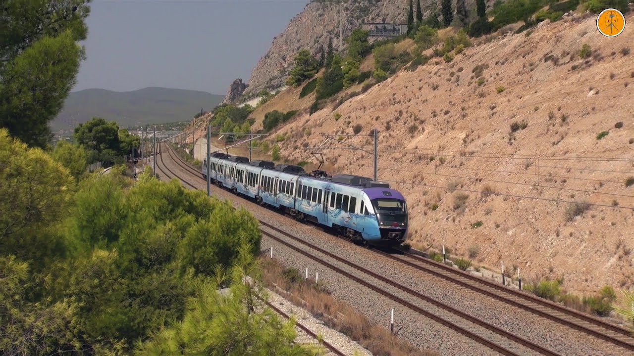 Siemens Desiro EMUs between Korinthos and Megara