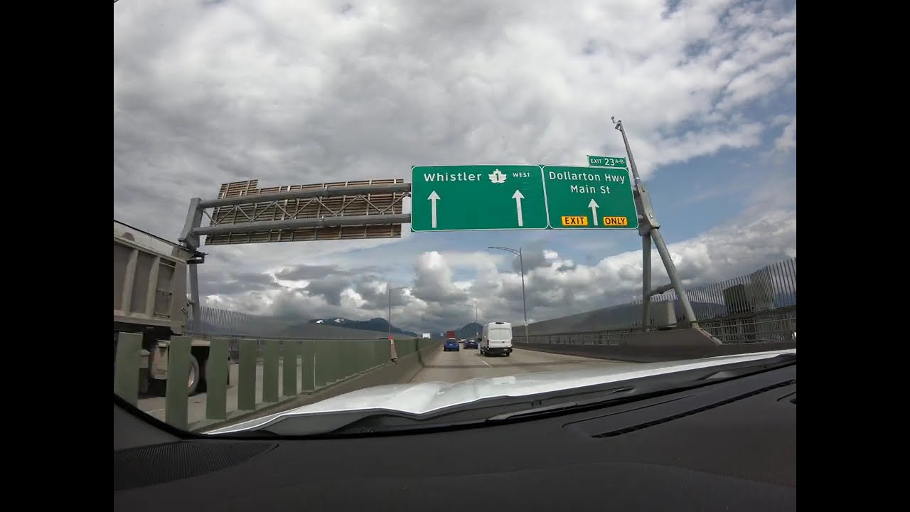 Driving from Burnaby to North Vancouver #northvancouver #Burnaby #Vancouver #bridges #Driving