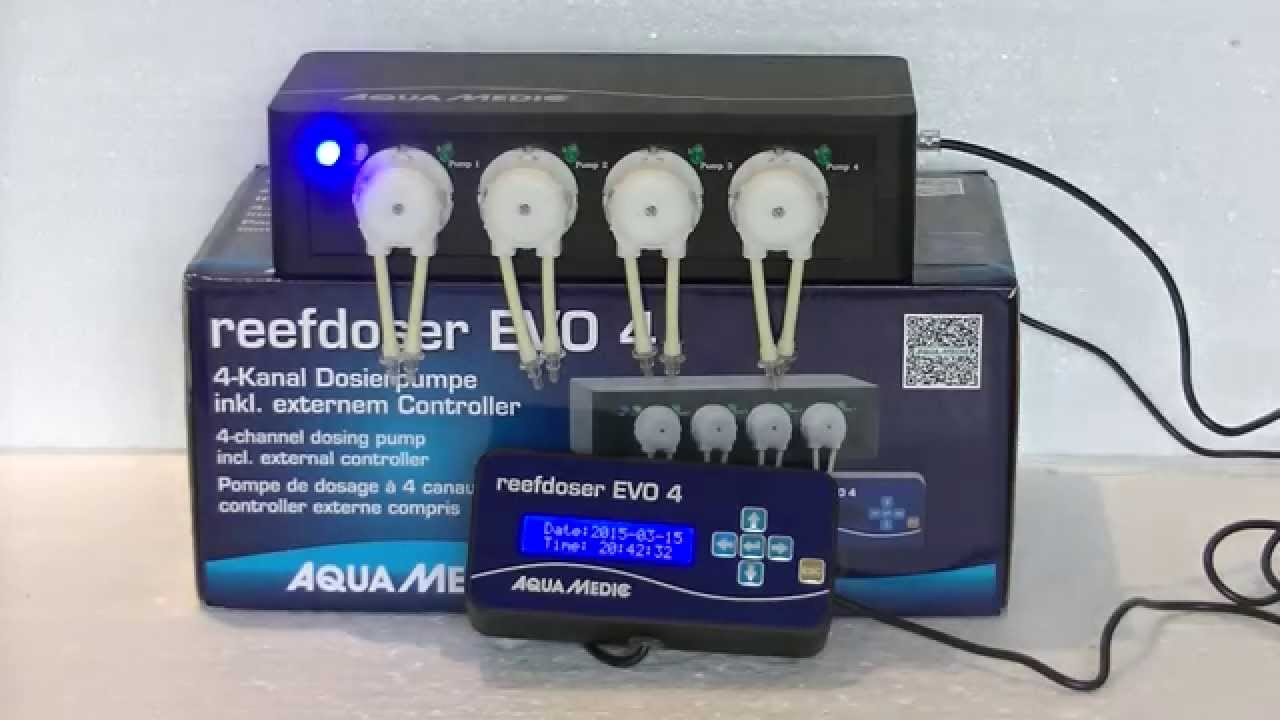 Aqua Medic Reefdoser EVO 4 Review and Instruction