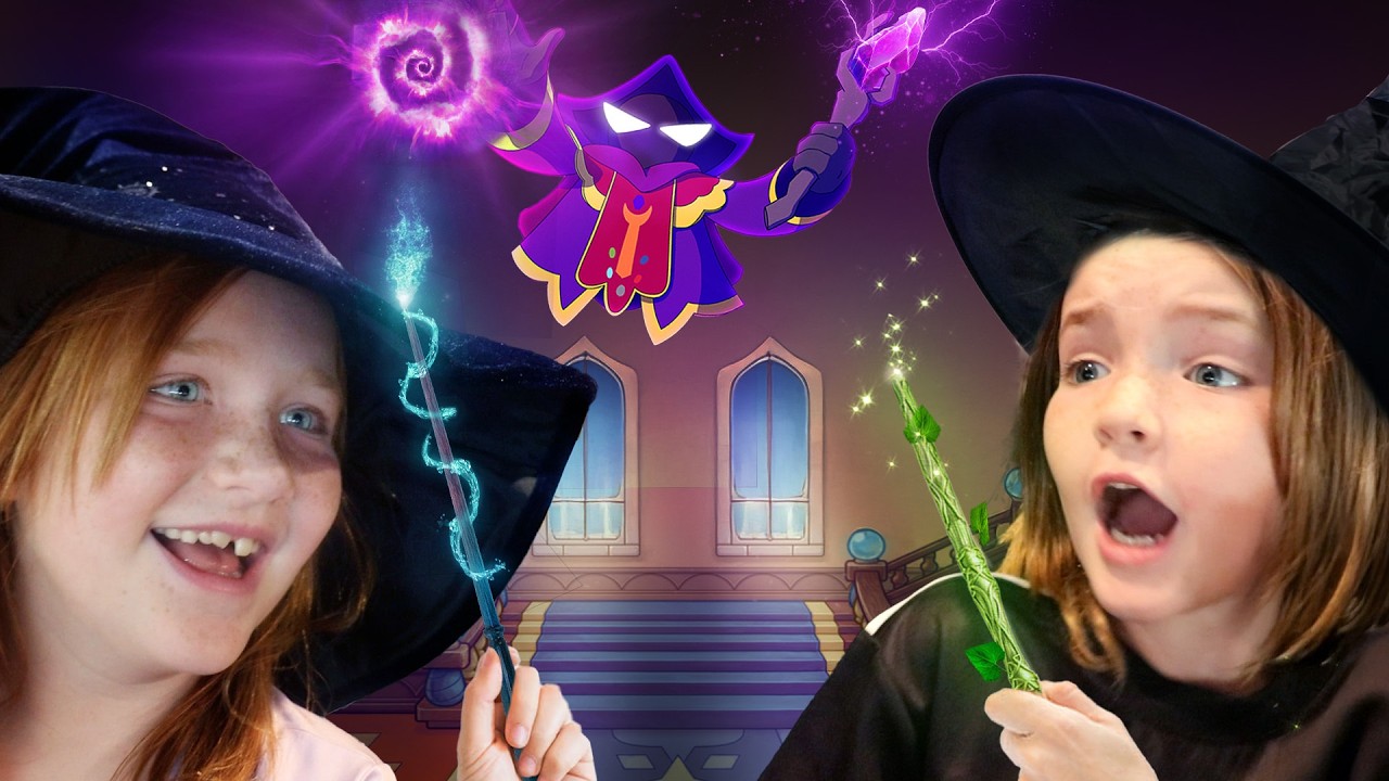 PUPPET MASTER vs ADLEY and NiKO!! a Magic Family Quest to collect pets, get gear, level up and learn