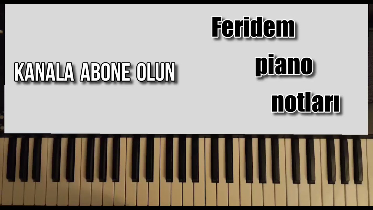 Feridem Piano dersleri