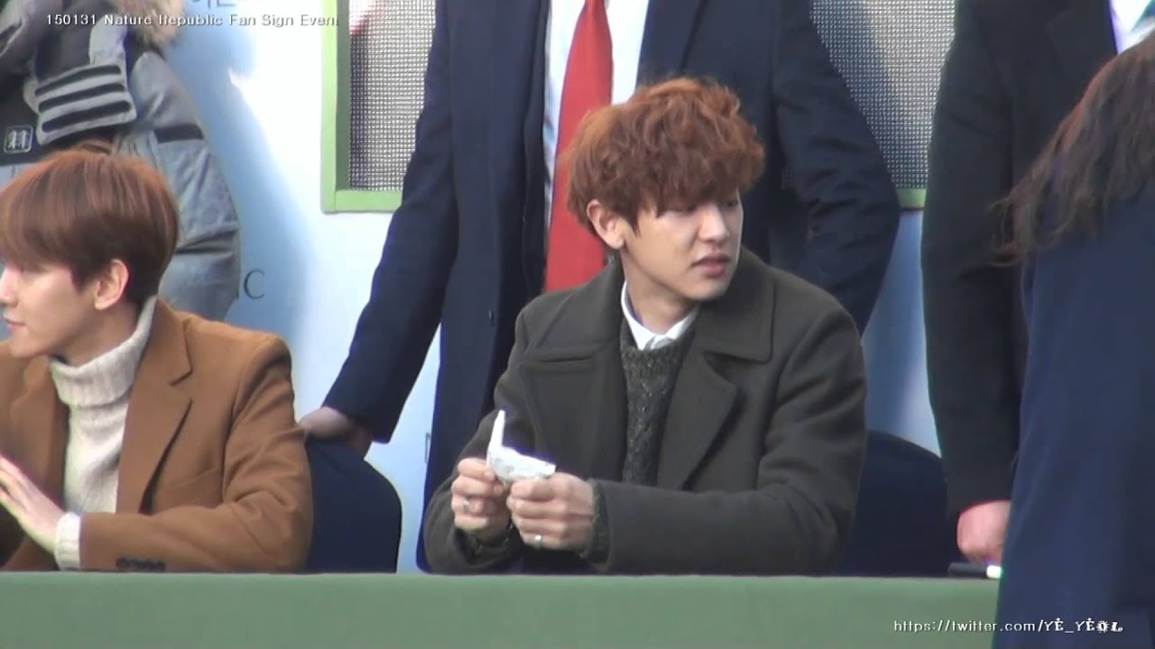 [150131] Nature Republic Fan Sign Event (Chanyeol focus)