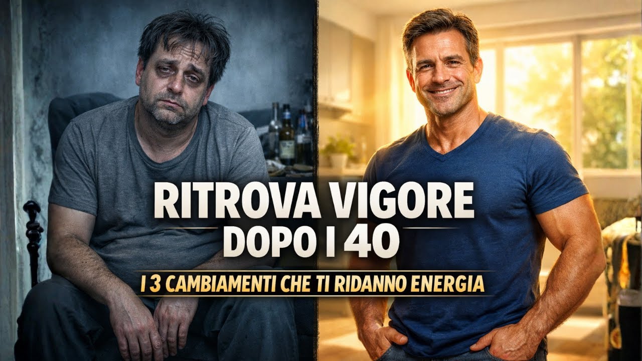 Ritrova Vigore Dopo i 40: I 3 Cambiamenti che Ti Ridanno Energia Ogni Giorno