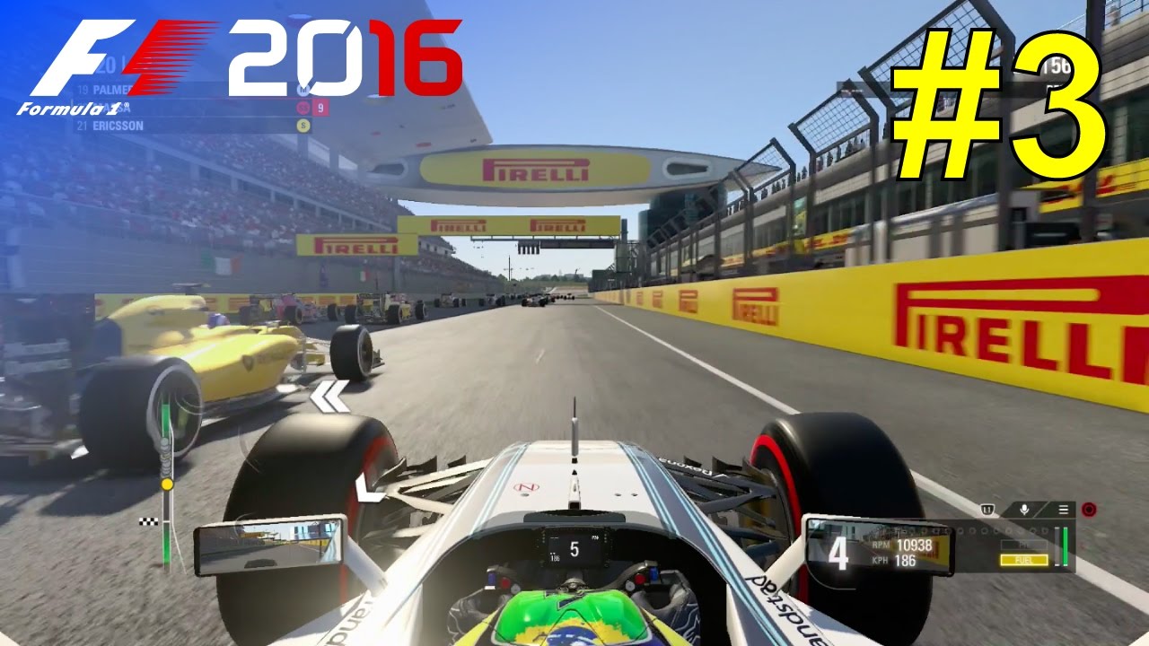F1 2016 - Let's Make Massa World Champion #3 - 100% Race 'China'