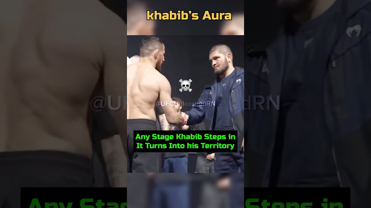 The Power of Presence: Khabib's Aura in Action☠️ #shorts #shortsfeed #ufc