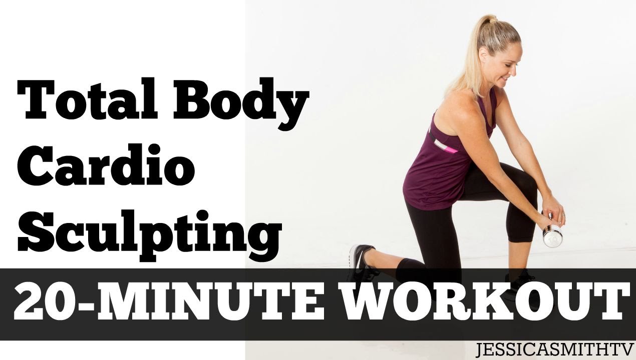 20 Minute Cardio Sculpting Full Body Workout At Home | Total Body Fat Burning Exercise Video