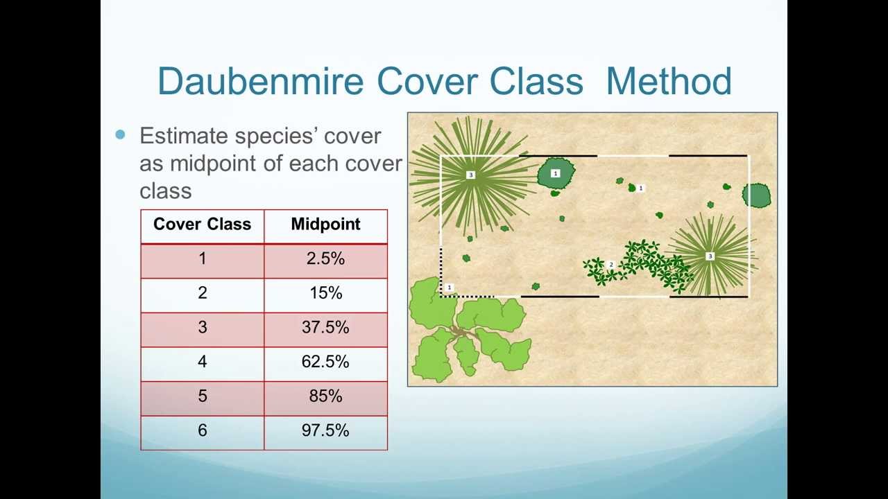 Vegetation Cover Using Ocular Estimation in Plots