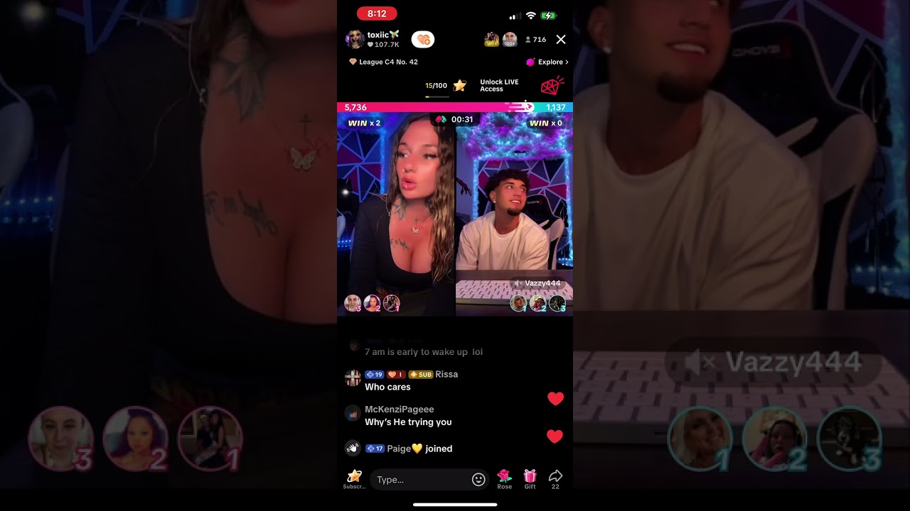 Vazzy argues with toxiic for little ish -part 2-