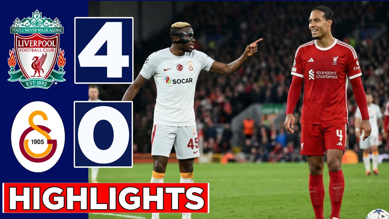 Liverpool 4-0 Galatasaray Highlights | All Goals & Best Moments | Champions League 2026