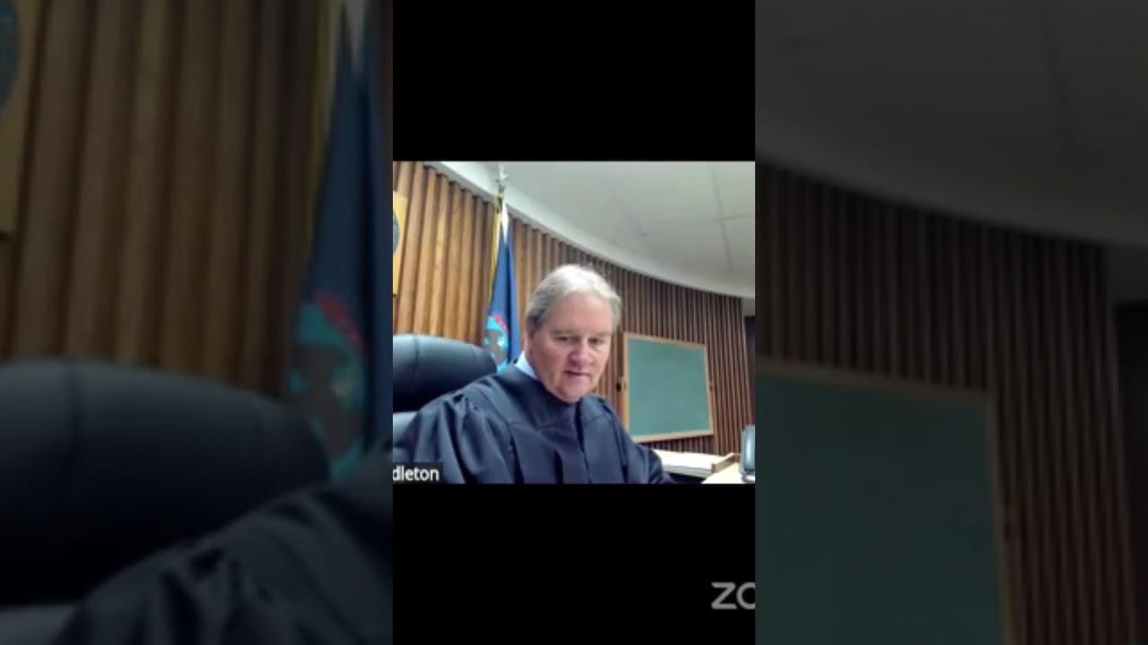 Judge Accidentally Livestreams Empty Courtroom All Night