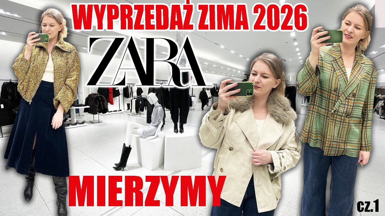 ŚWIETNA WYPRZEDAŻ ZARA! MIERZYMY ZIMA 2026 CZ.1