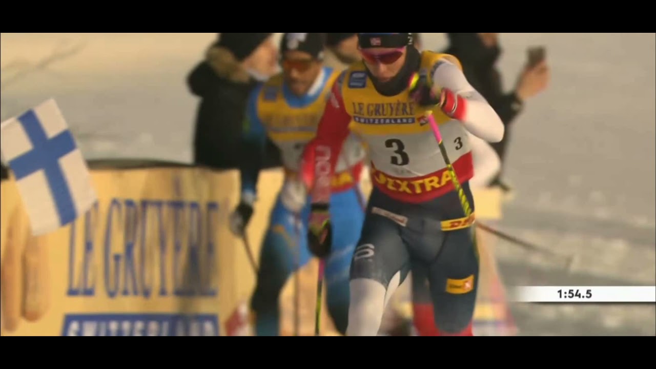 Александр Терентьев уничтожил Клебо! Невероятная победа в спринте! Рука 26.11.21