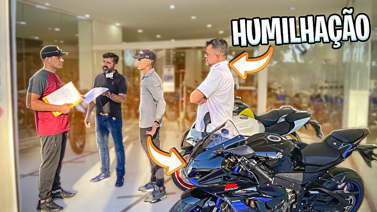 COMPREI UMA MOTO NOVA VESTIDO DE EX-PRESIDIÁRIO  *veja como foi *