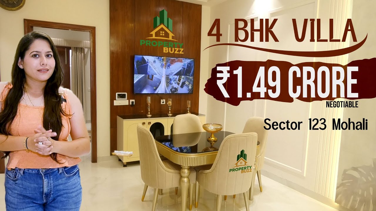 Presenting a Stunning 4 BHK Luxury Villa – Casa Villa in Sector 123, Sunny Enclave Mohali