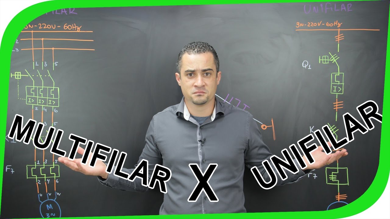 Qual a diferen&ccedil;a entre o diagrama Multifilar e Unifilar ?