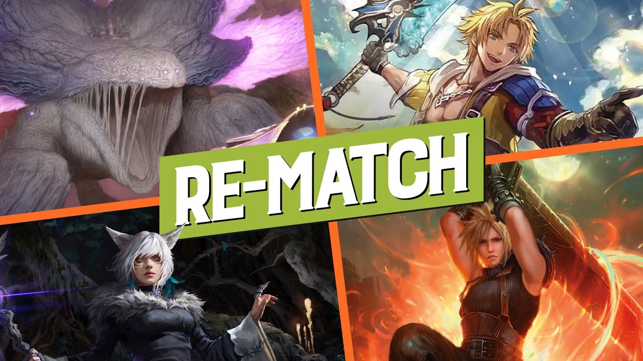 RE-MATCH! Sin, Tidus, Cloud, Y'shtola | Final Fantasy Commander Gameplay