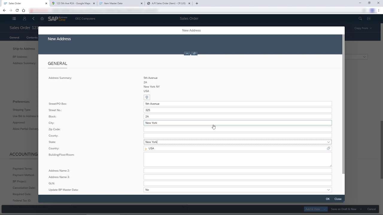 Create Sales Orders
