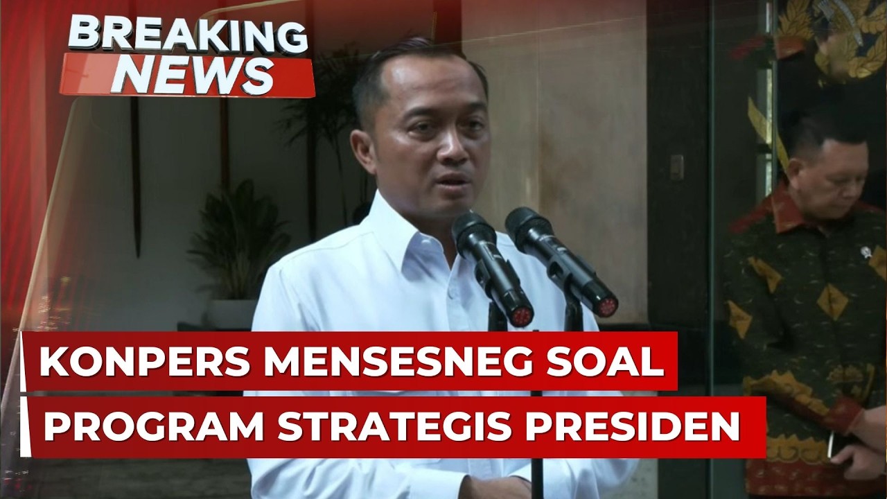 BREAKING NEWS - Pernyataan Mensesneg usai Rakor Pengawalan Program Strategis Presiden Prabowo
