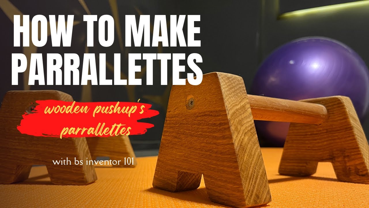 DIY Fitness Equipment: How to Make Your Own wooden Parallettes #diytools #diycrafts #diyprojects