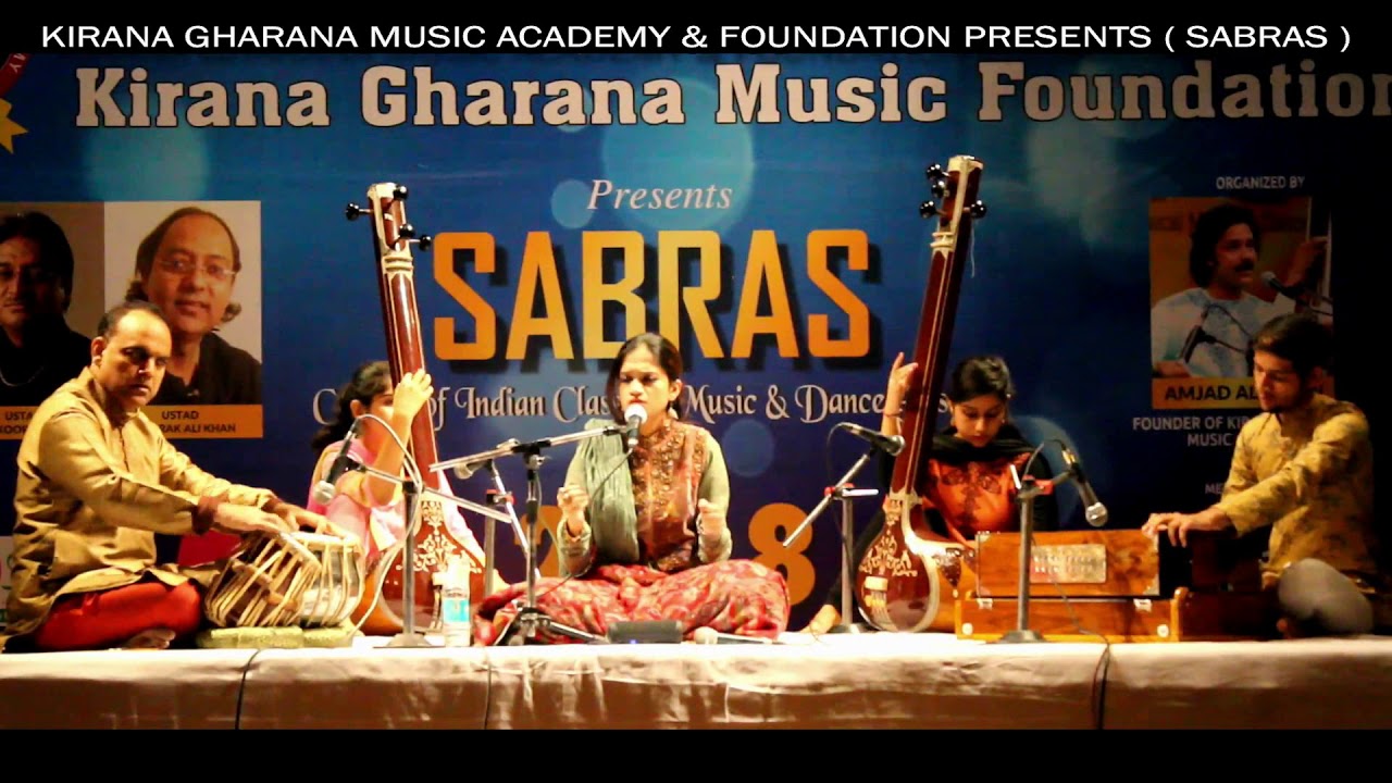 SABRAS Music and Dance Festival 2018: Shahana Ali Khan Kirana Gharana Music Academy