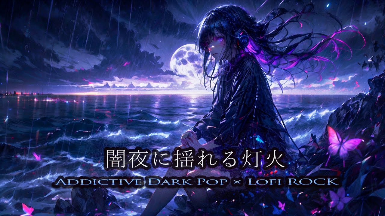 【Playlist】闇夜に揺れる灯火ーSwaying Light｜中毒性ダークJ-POP × 哀愁のローファイロック【作業用BGM / Japanese Lo-Fi Rock】