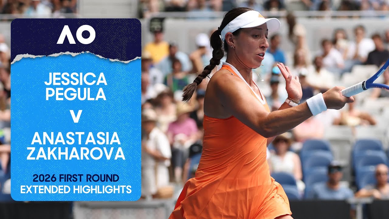 Jessica Pegula v Anastasia Zakharova Extended Highlights | Australian Open 2026 First Round