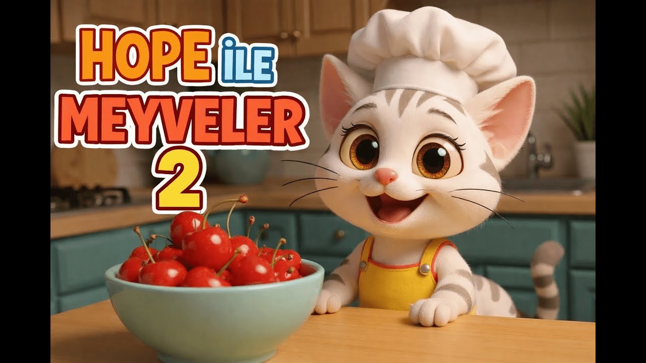 MEYVELERİ ÖĞRENİYORUZ 2 | eğitici türkçe şarkı | eğitici animasyon 🍐 🥝 🍒 🥭  🍍