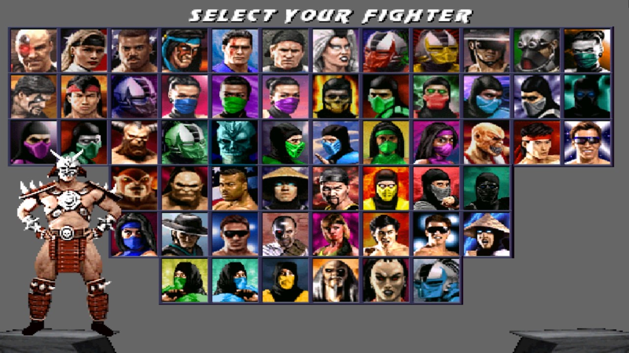 Ultimate Mortal Kombat Trilogy (Mugen) Shao Kahn Gameplay Playthrough 