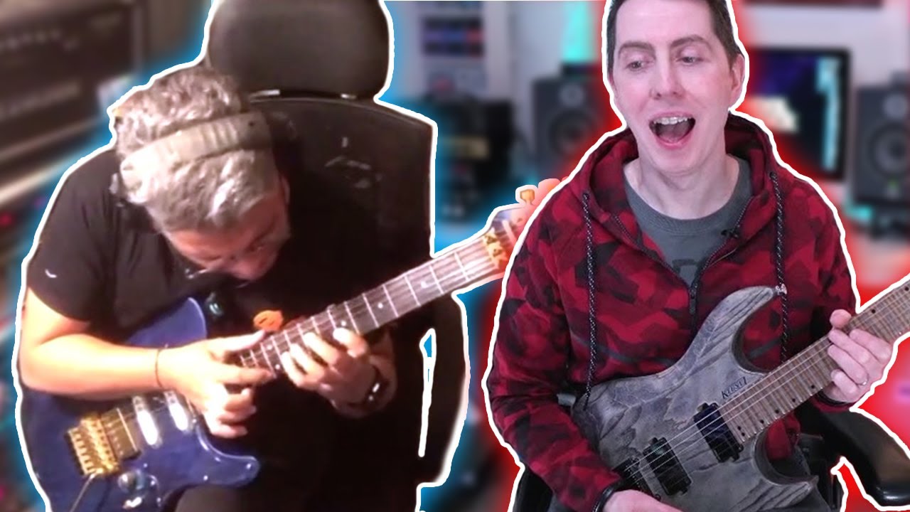 Epic online guitar jamming | Andre Dinuth & McRocklin