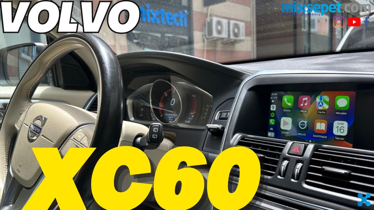 VOLVO XC60  KABLOSUZ İNTERFACE! #interface #carplay #volvo #xc60 #volvoxc60 #androidauto #mirrorlink