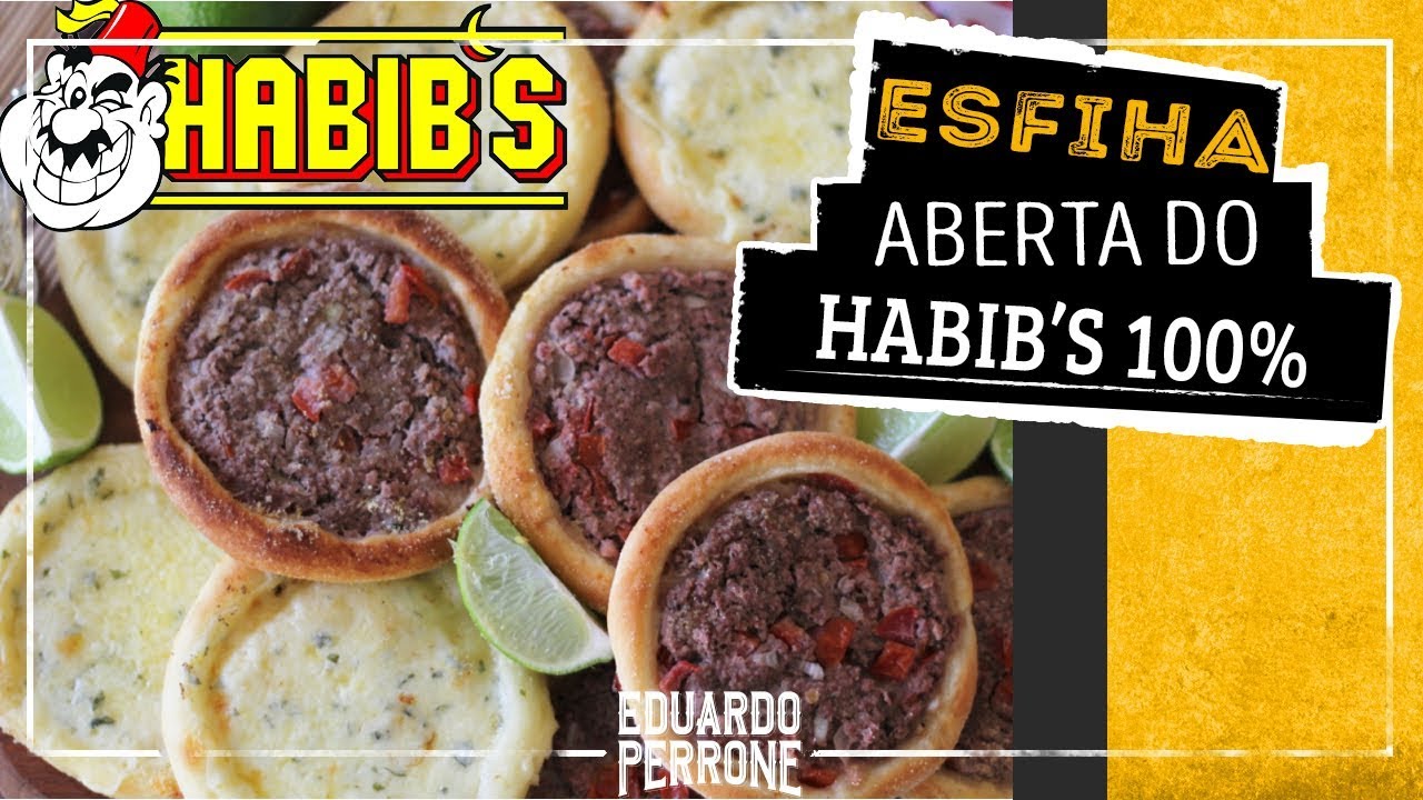 Aprenda a Receita de Massa Esfiha Aberta Habib's