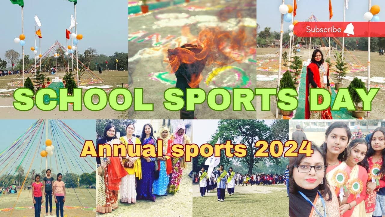 Annual Sports Day Celebration 2024 In My School ll Annual Sports Of Baruipara High School