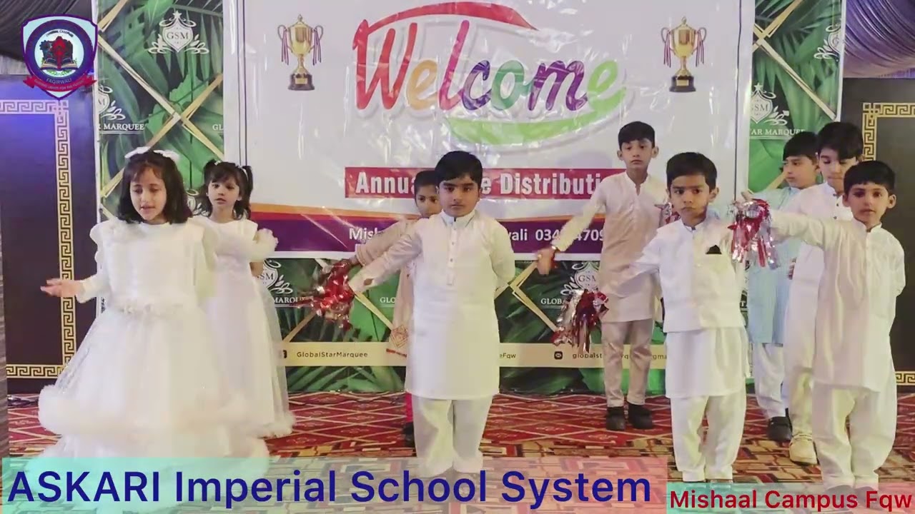 Welcome Distribution at Prize Performance Ceremony || Askari Imperial School System 