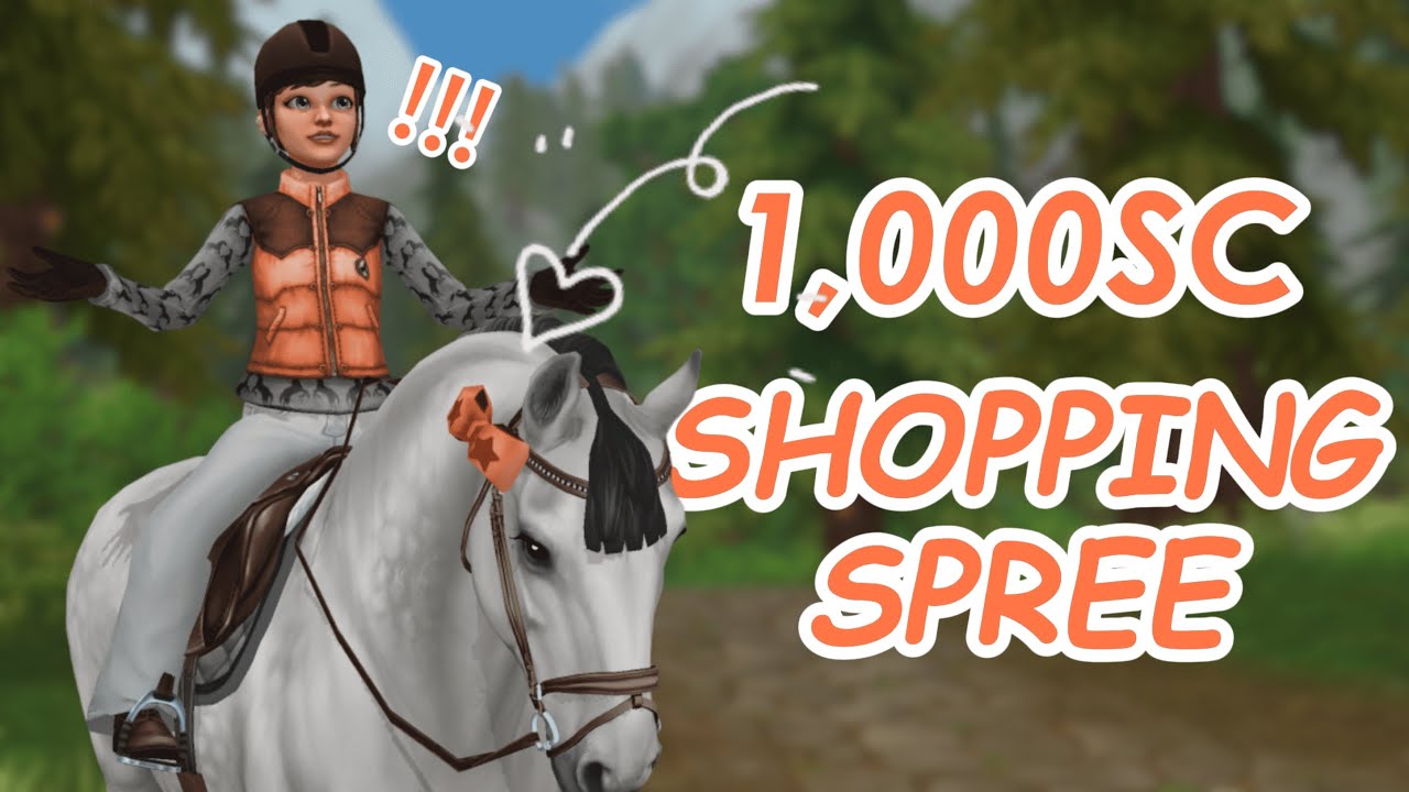 1,000 Starcoin Shopping Spree 🛍️ - Clothing + Tack Buying II Star  Stable Online