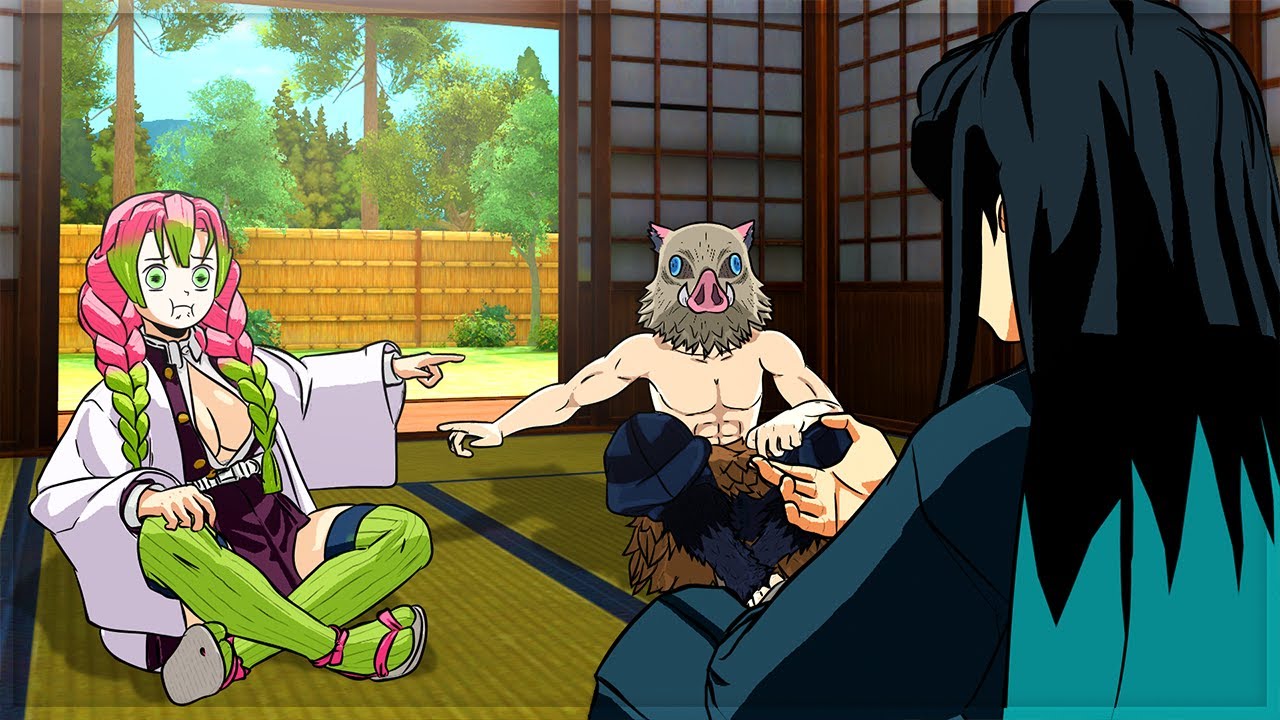 Inosuke and Mitsuri go to therapy (Demon Slayer VR)
