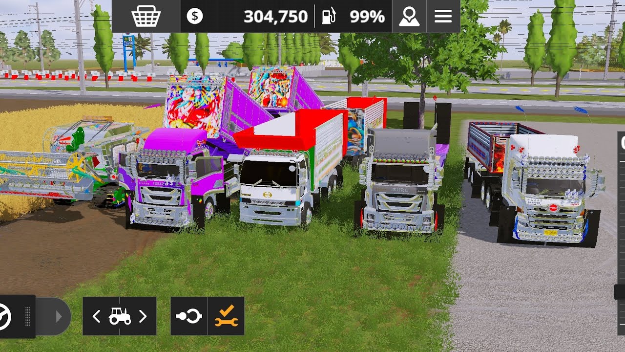 แจกapk แมพไทย รถเยอะมากก ความจุ4gb สเปกกลาง farming simulator 20