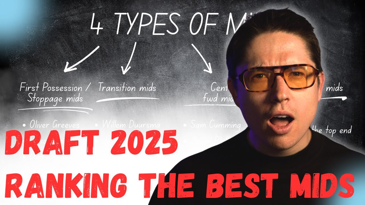AFL Draft Midfield Rankings 2025 | MATRIX